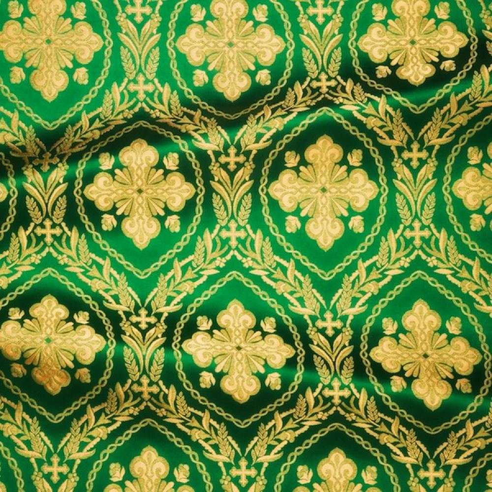 Brocade green (Openwork Cross)