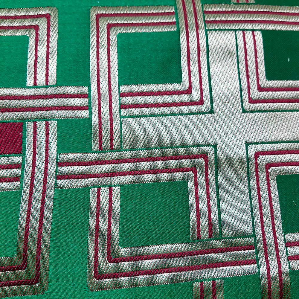 Greek Brocade green (Don Cross)