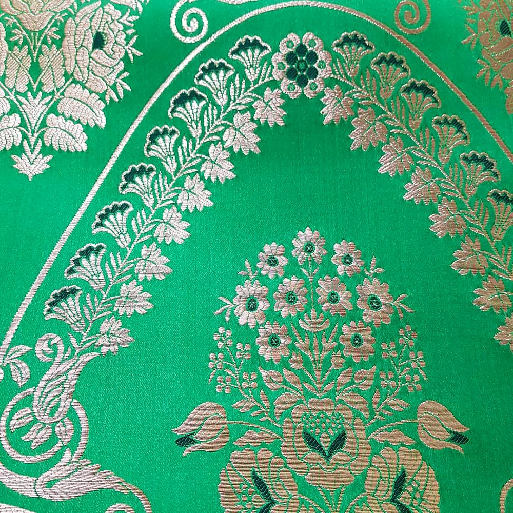 Greek Brocade green (Wildflowers)