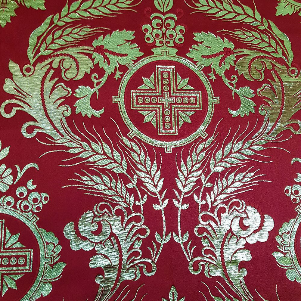 Greek Brocade red (Niva)