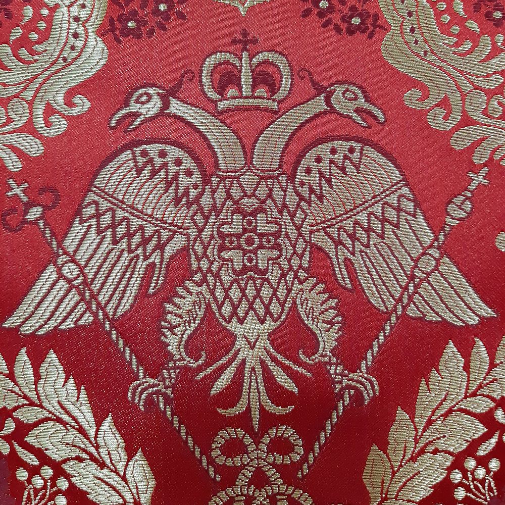 Greek Brocade red (Byzantine)