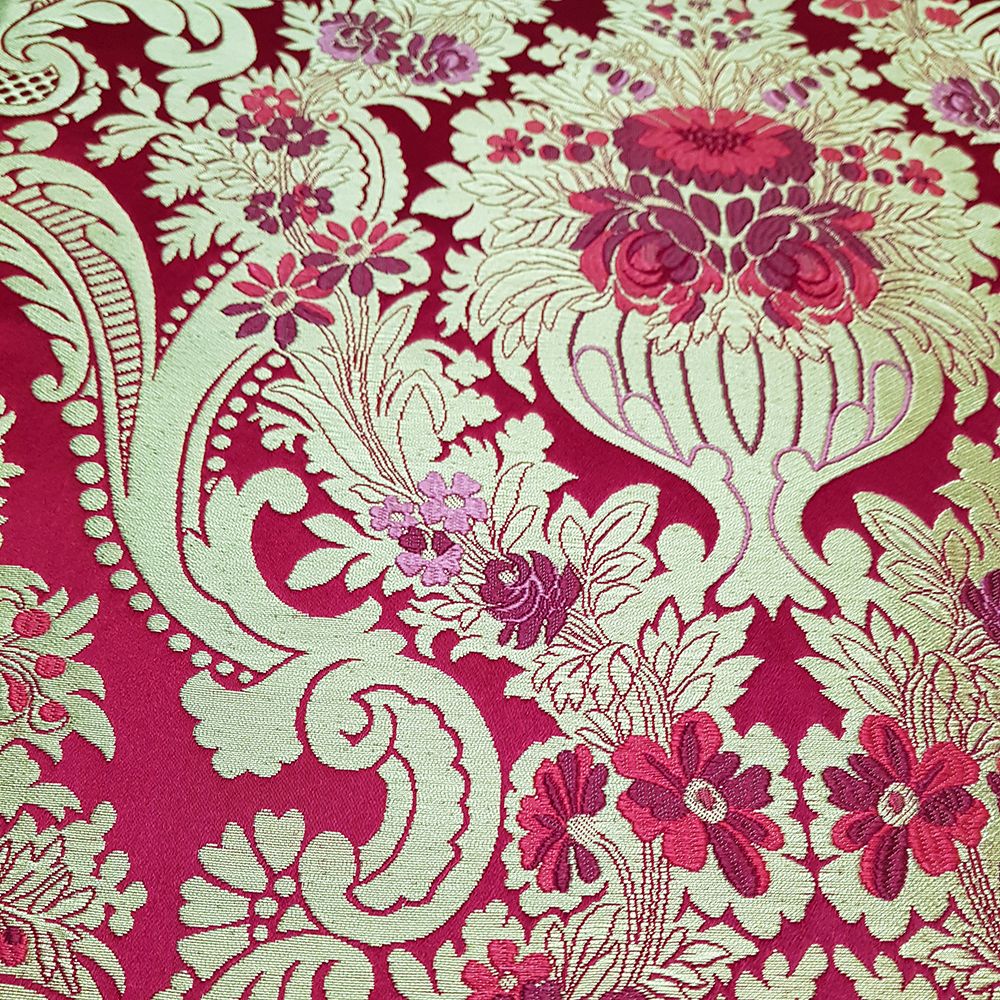 Greek Brocade red (Basil)