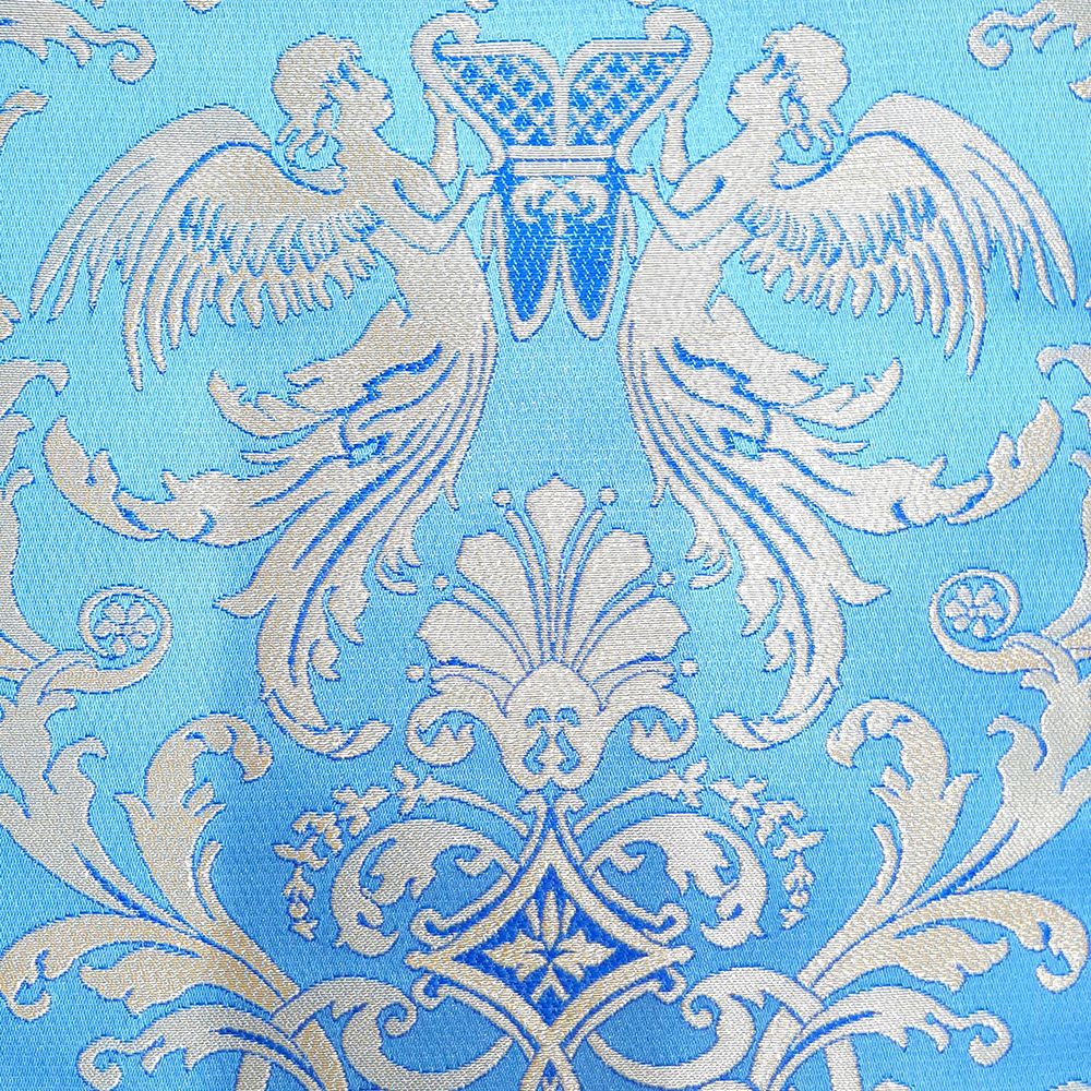 Greek Brocade skyblue (Eucharist)