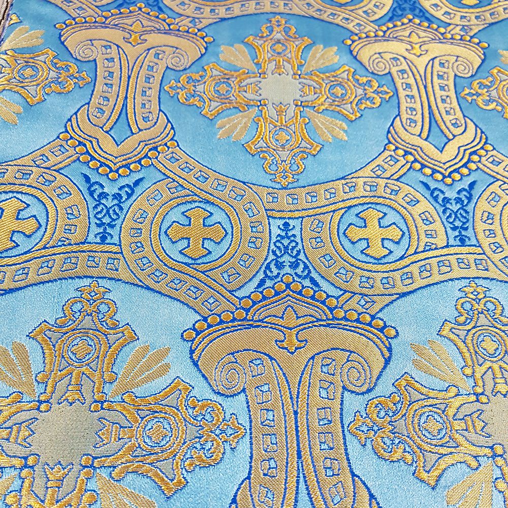 Greek Brocade skyblue (Leonid)