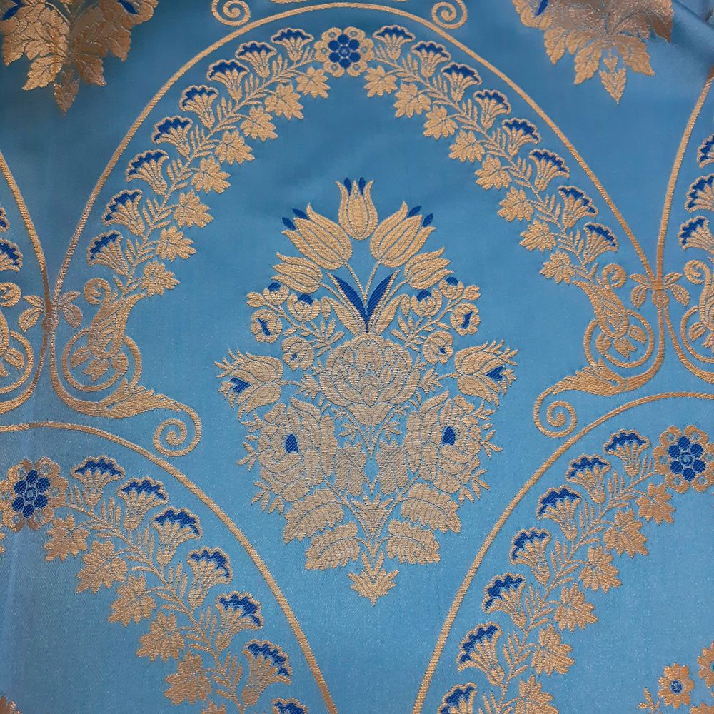 Greek Brocade skyblue (Wildflowers)