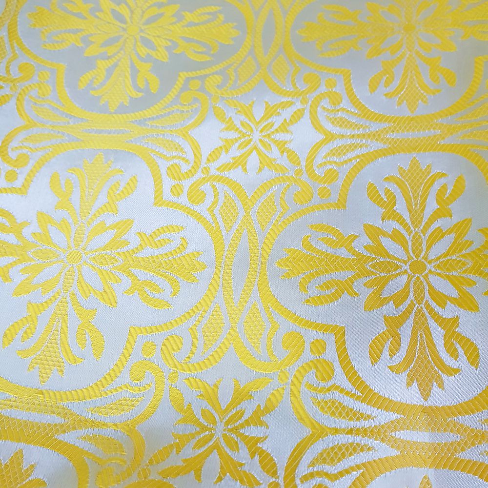 Greek Fabric white yellow P01-1700/1708