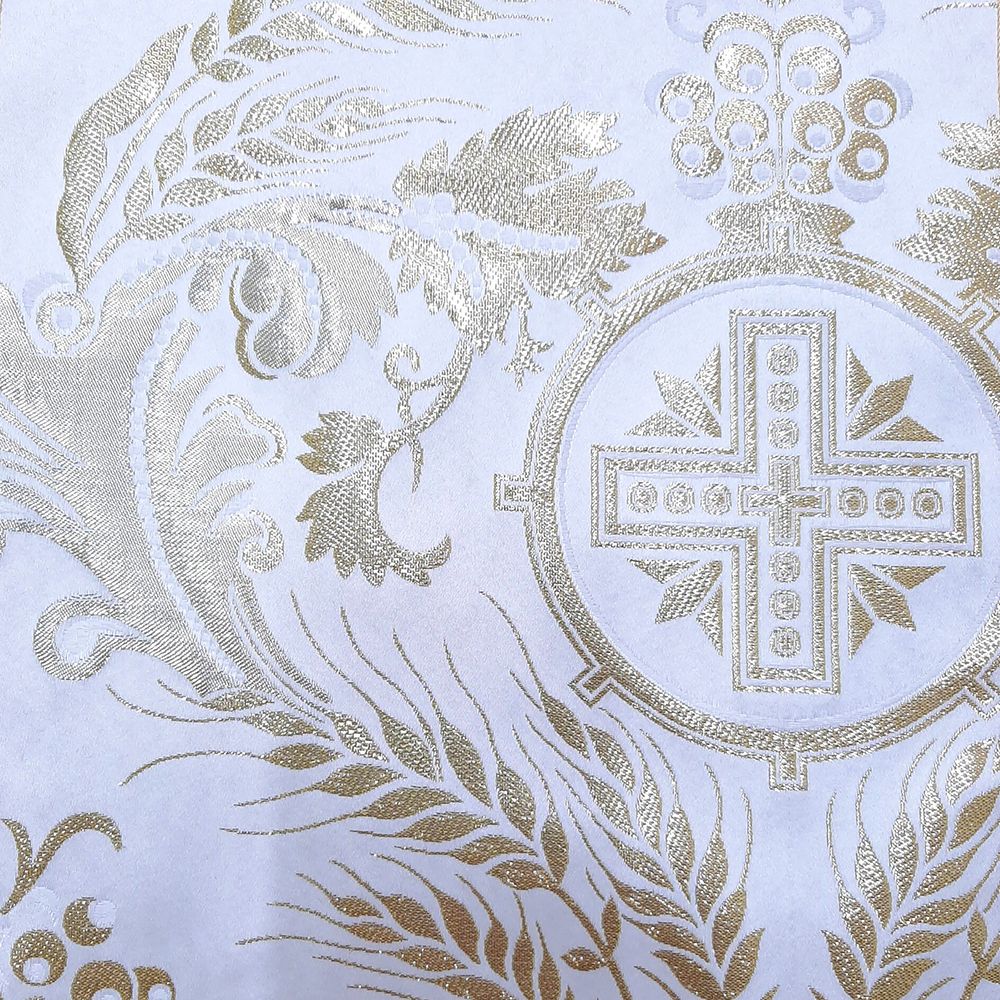 Greek Brocade white (Niva)