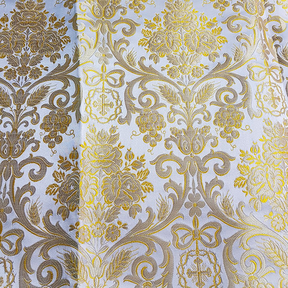 Greek Brocade white (Milena)