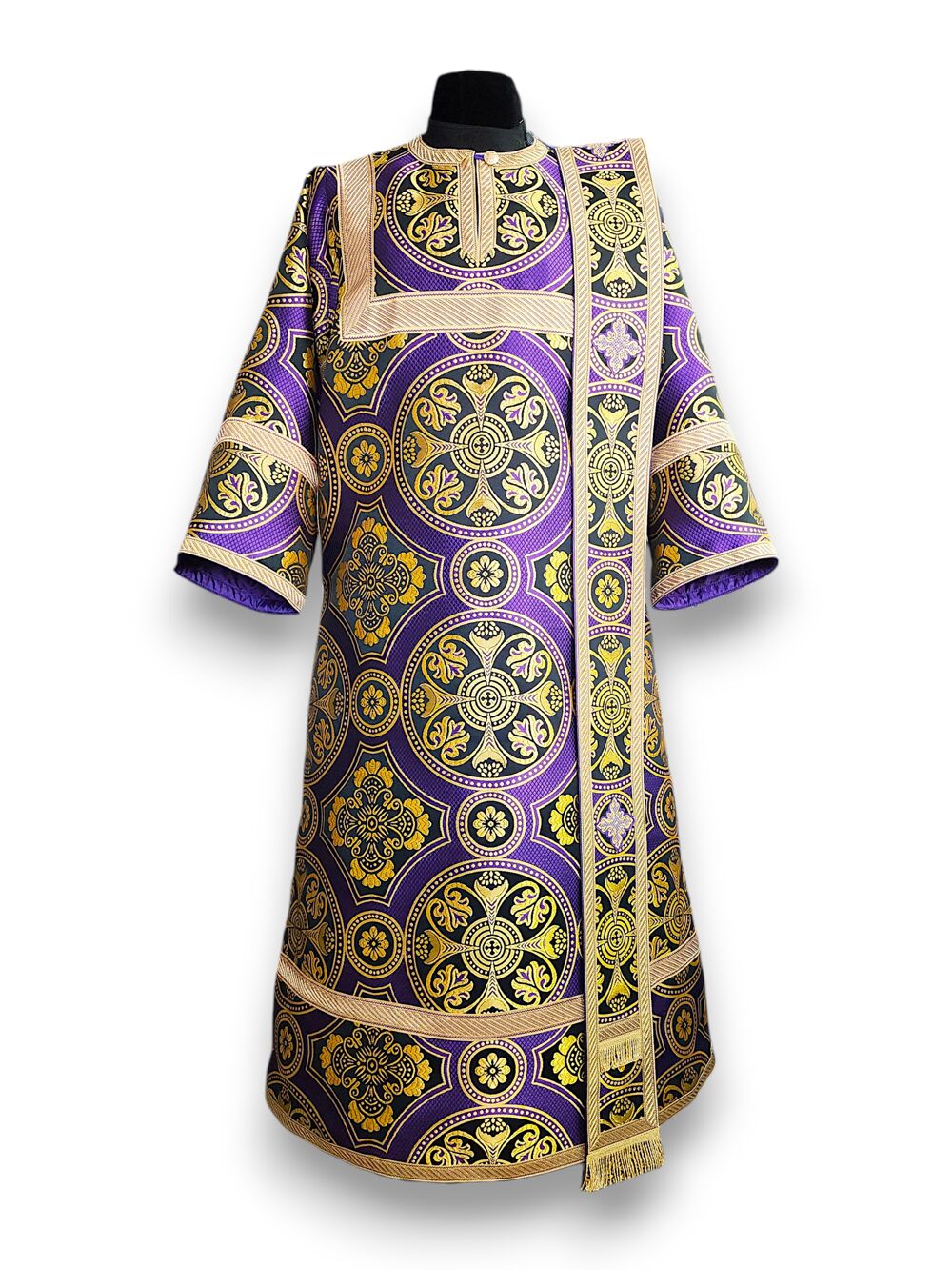 Violet subdeacon's vestment made of (Drevlyanskaya) brocade