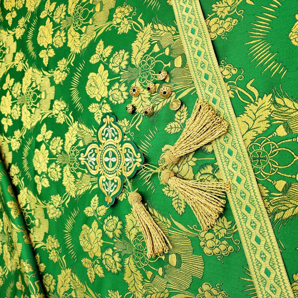 Greek brocade for priest vestments (Blagovest) for sale