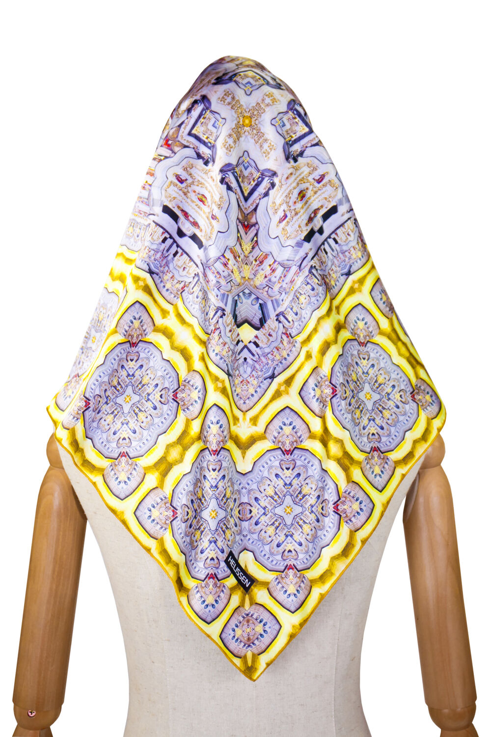 Head Scarf for women (Kyiv Pechersk Lavra gold and white) church vestments
