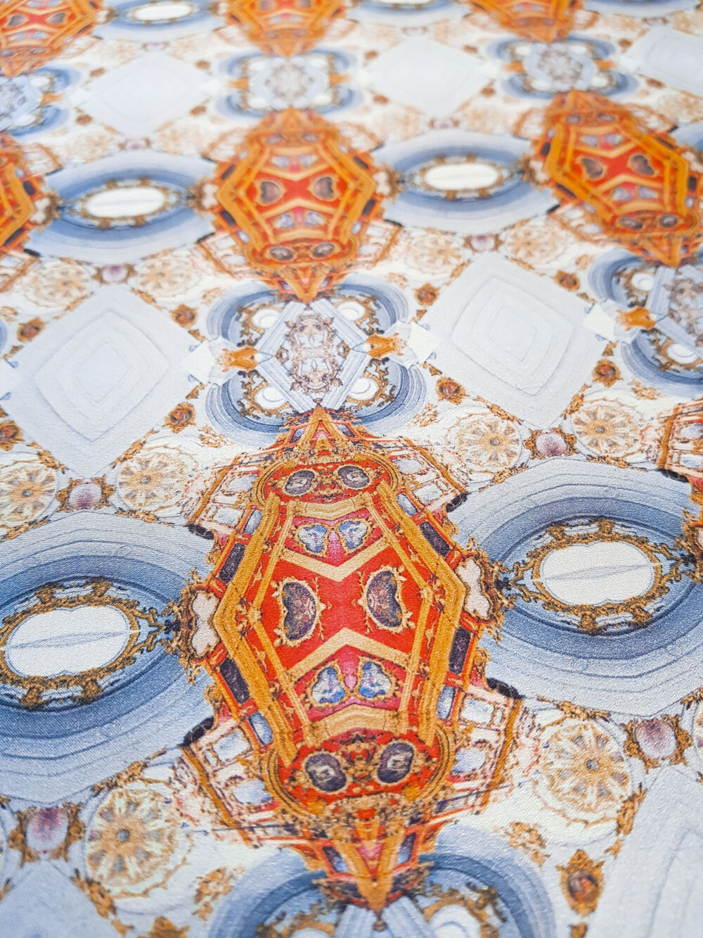 Silk Headscarf (St Andrew's Church red) liturgical vestments