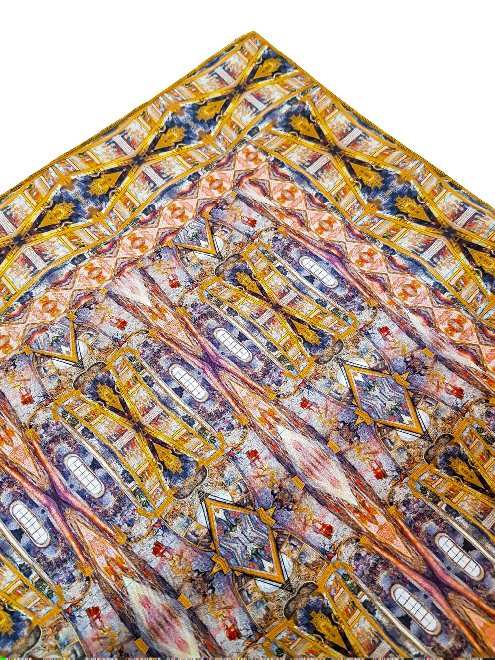 Head Scarf for women (Kyiv Pechersk Lavra pink and gold)
