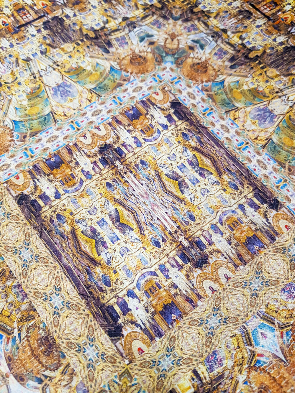 Silk Head Scarf (Pochayiv Lavra 4 designs)