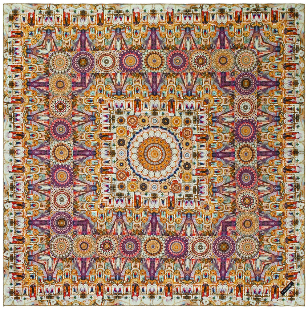 Silk Head Scarf for women (Church of Nicholas on the water altar) for sale