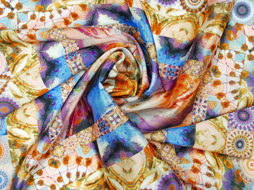 Headscarf (Church of Nicholas on the water chandelier) Greek fabric