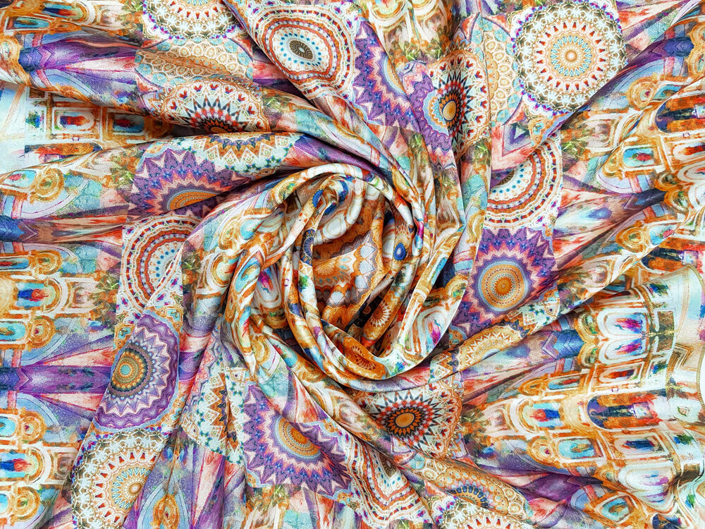 Silk Head Scarf for women (Church of Nicholas on the water altar) liturgical vestments