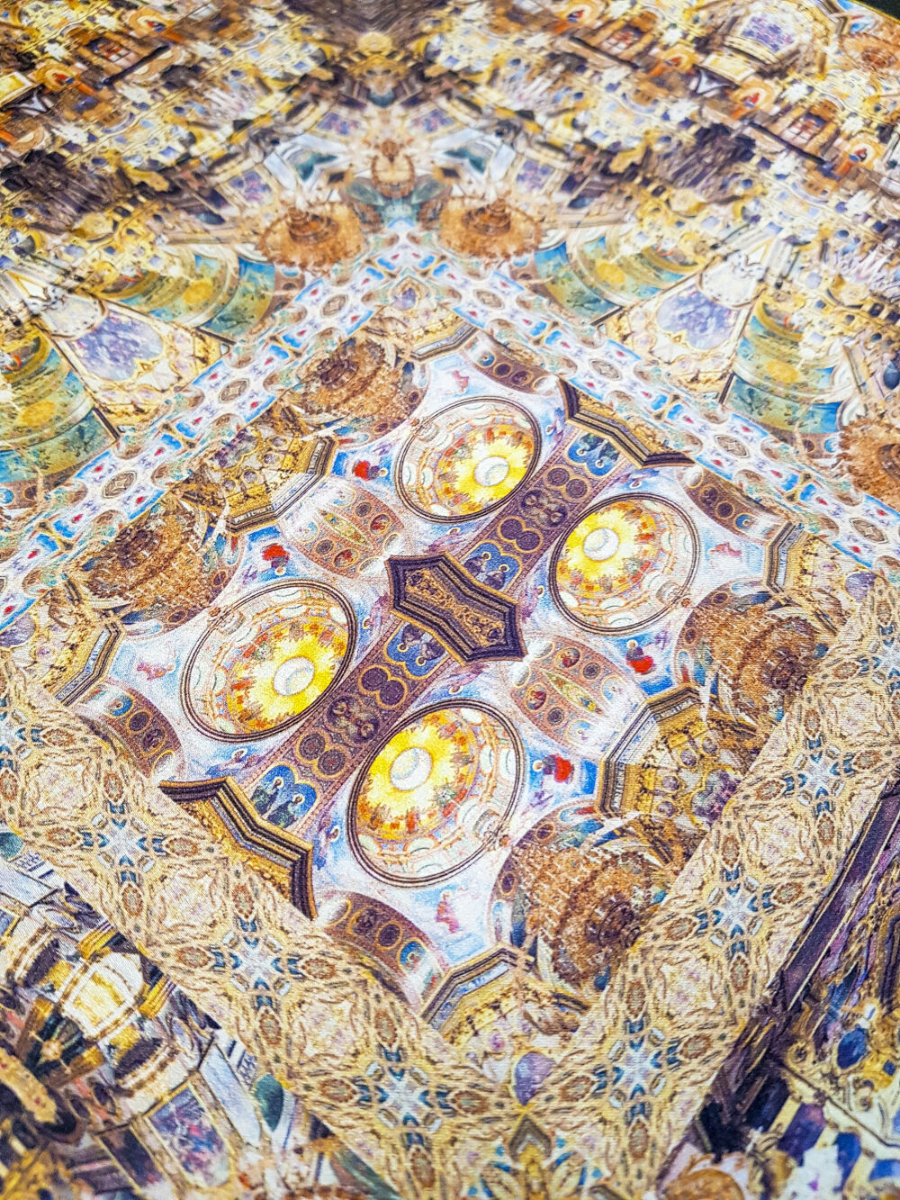 Silk Head Scarf (Pochayiv Lavra 4 designs) church vestments