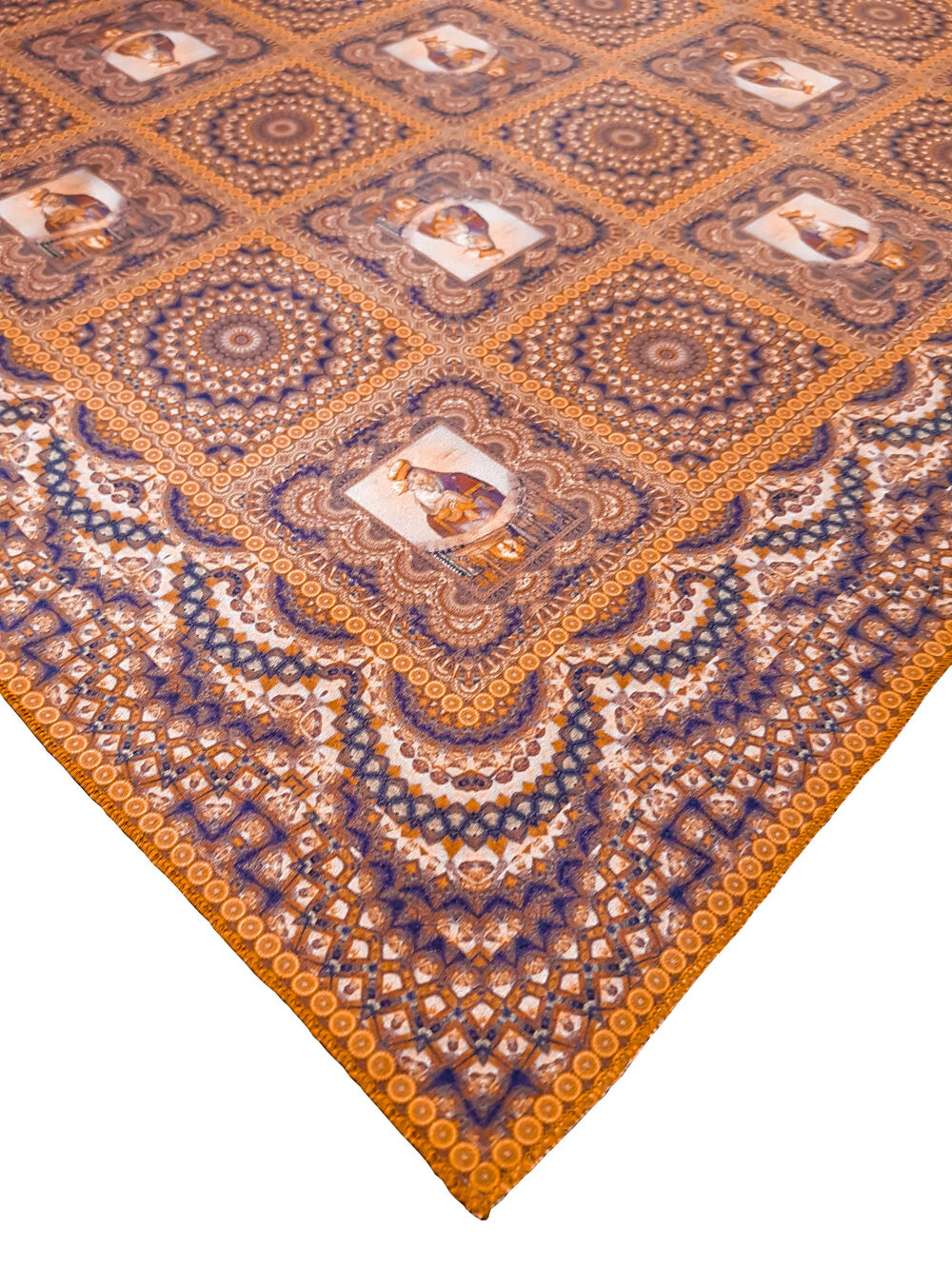 Silk Head Scarf (St. Elijah's Church icon) Orthodox