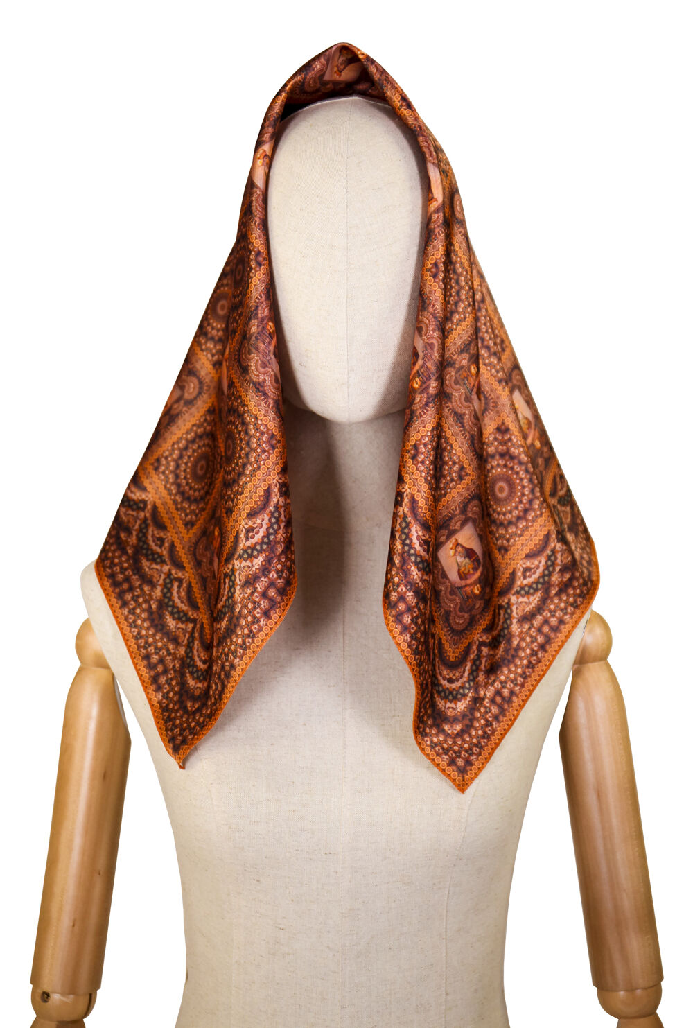 Silk Head Scarf (St. Elijah's Church icon) liturgical vestments