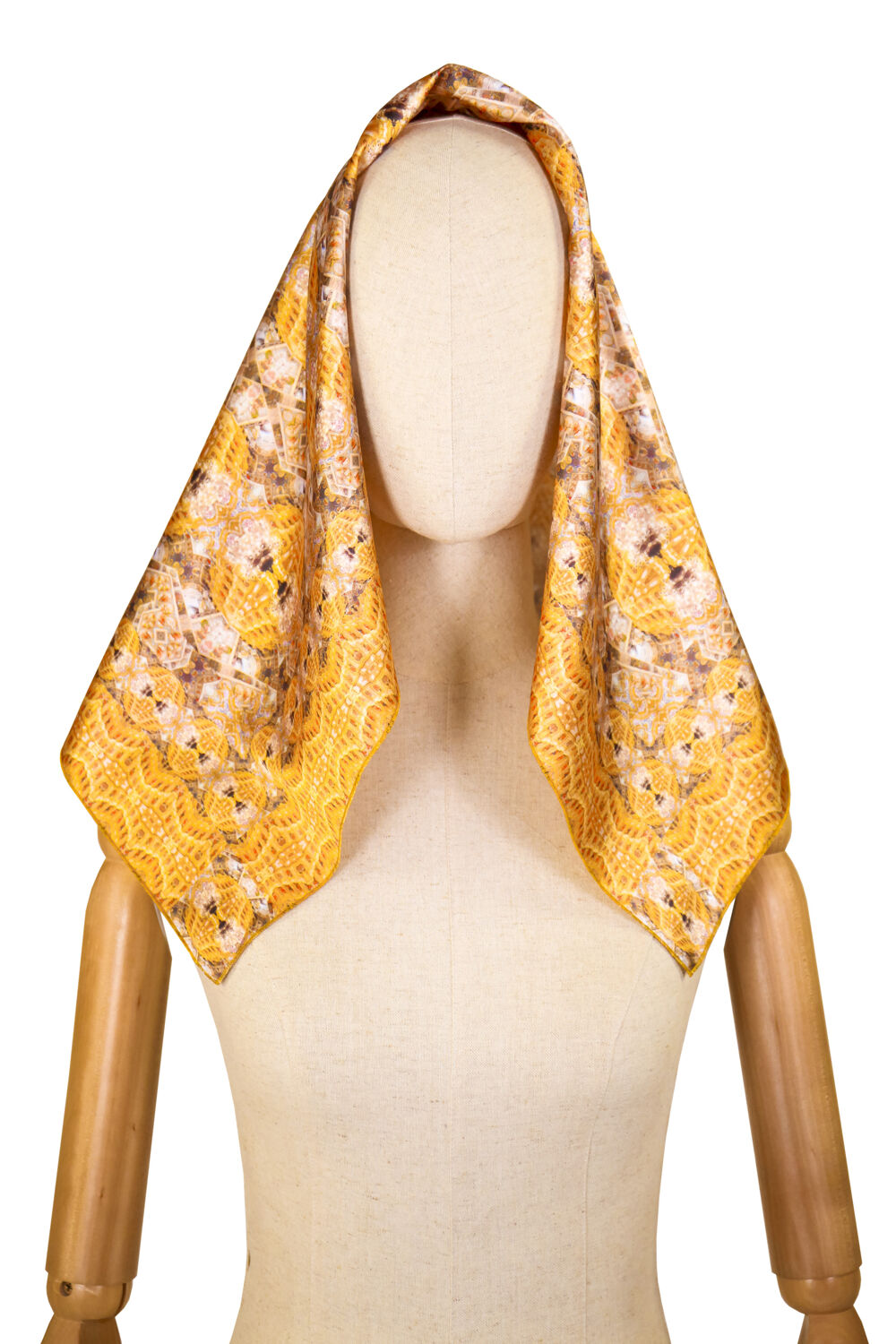 Headscarf for women (Kyiv Pechersk Lavra gold)
