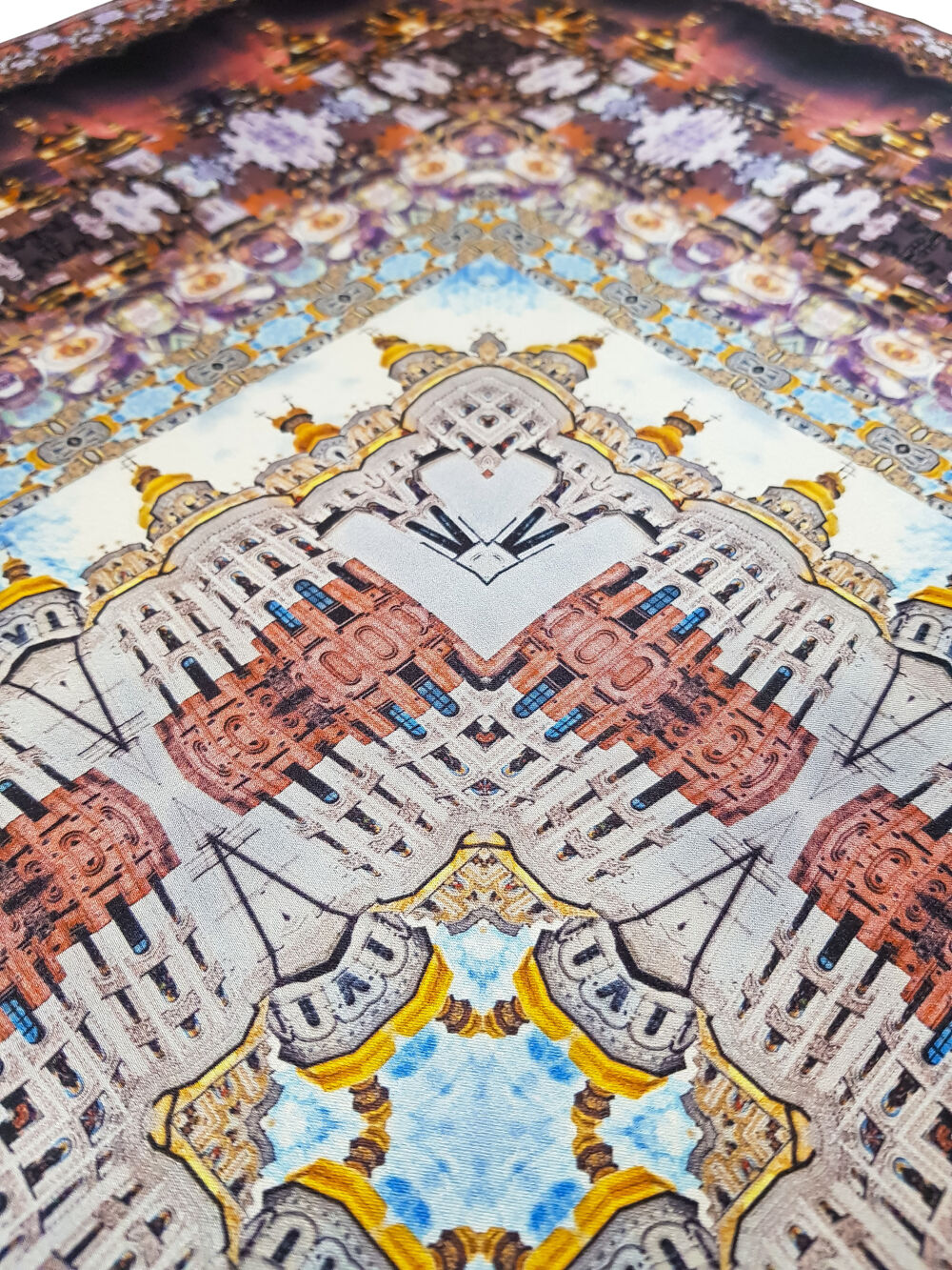 Silk Head Scarf (Kyiv Pechersk Lavra day and night) church vestments