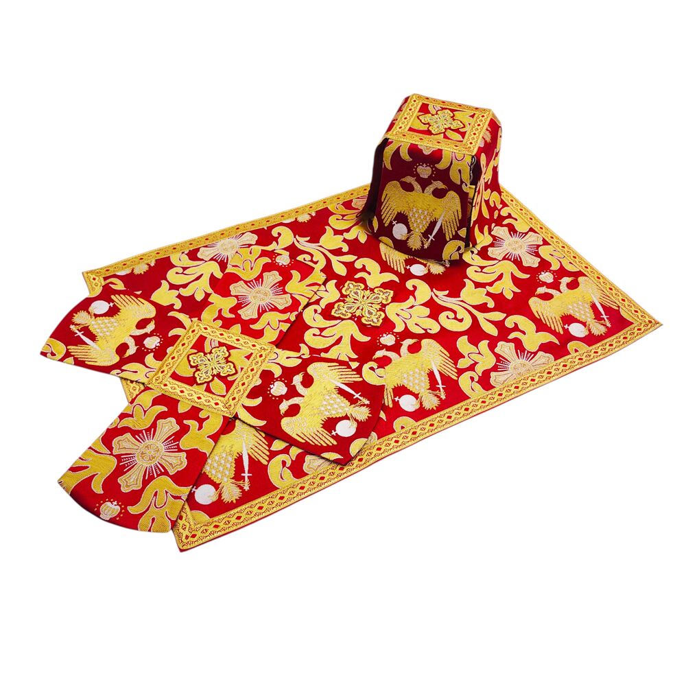 Priest Vestment with liturgical set for Easter Greek fabric