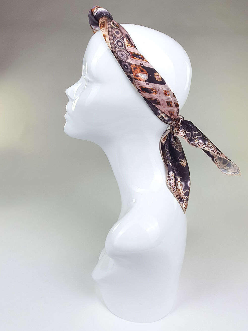 Silk Headscarf (St. Elijah's Church white)