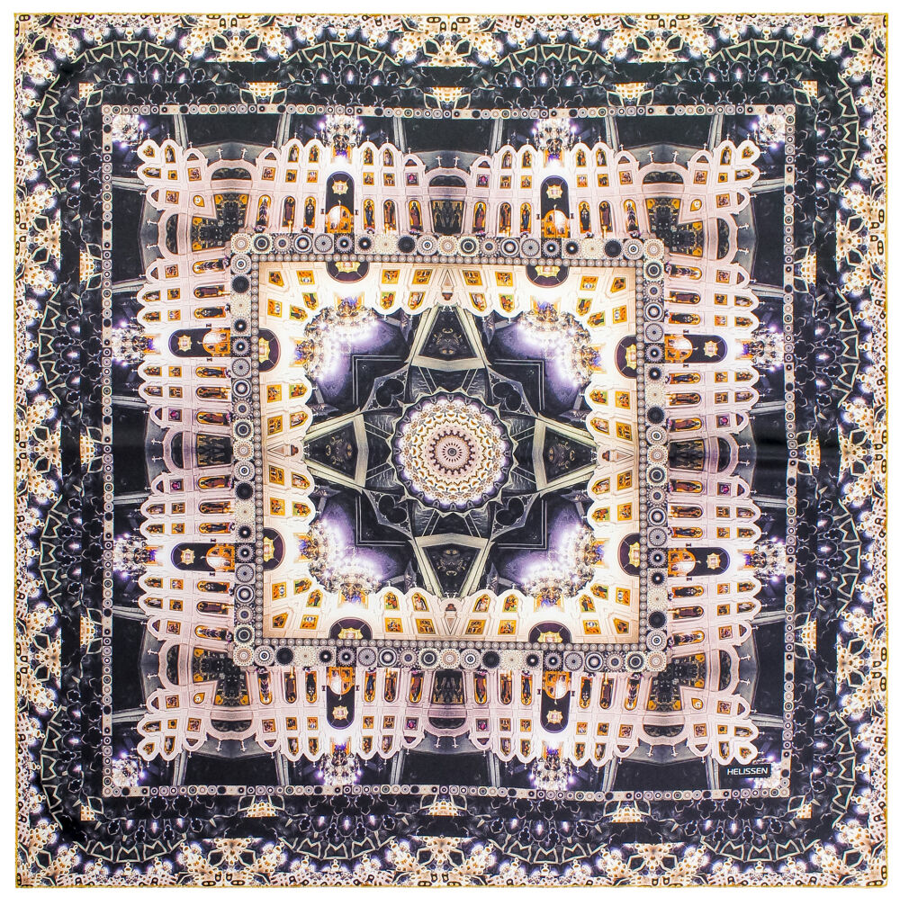 Silk Headscarf (St. Elijah's Church white) for sale