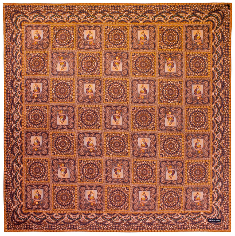 Silk Head Scarf (St. Elijah's Church icon) for sale