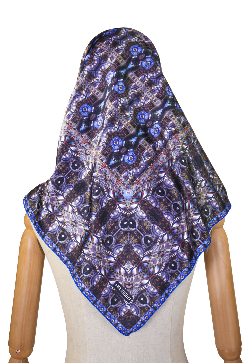 Silk Head Scarf (Kyiv Pechersk Lavra black)