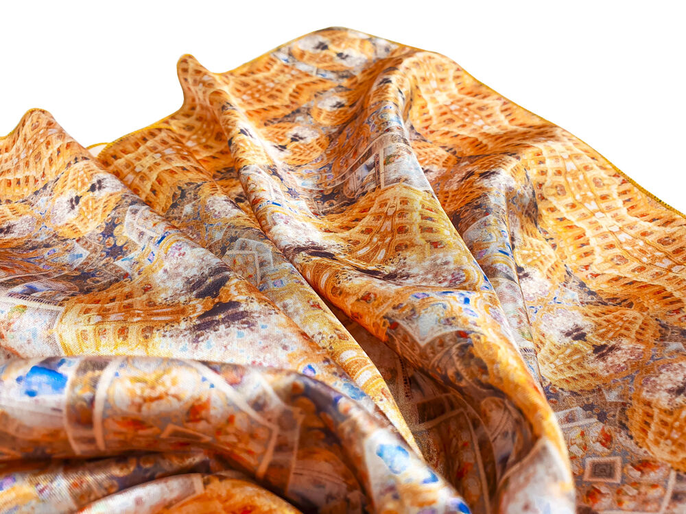 Headscarf for women (Kyiv Pechersk Lavra gold) Orthodox