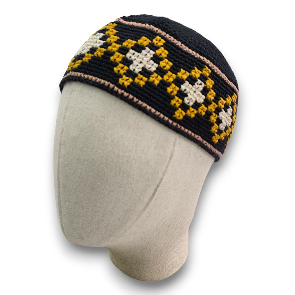 Вязаная афонская скуфейка для священника