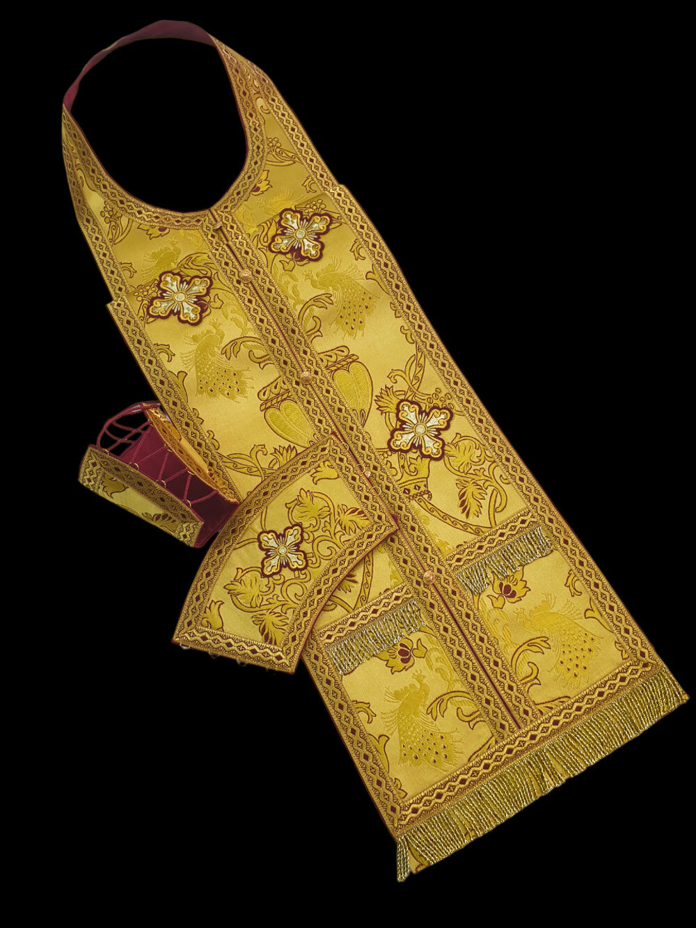 Set of stole and cuffs (Garden of Eden)