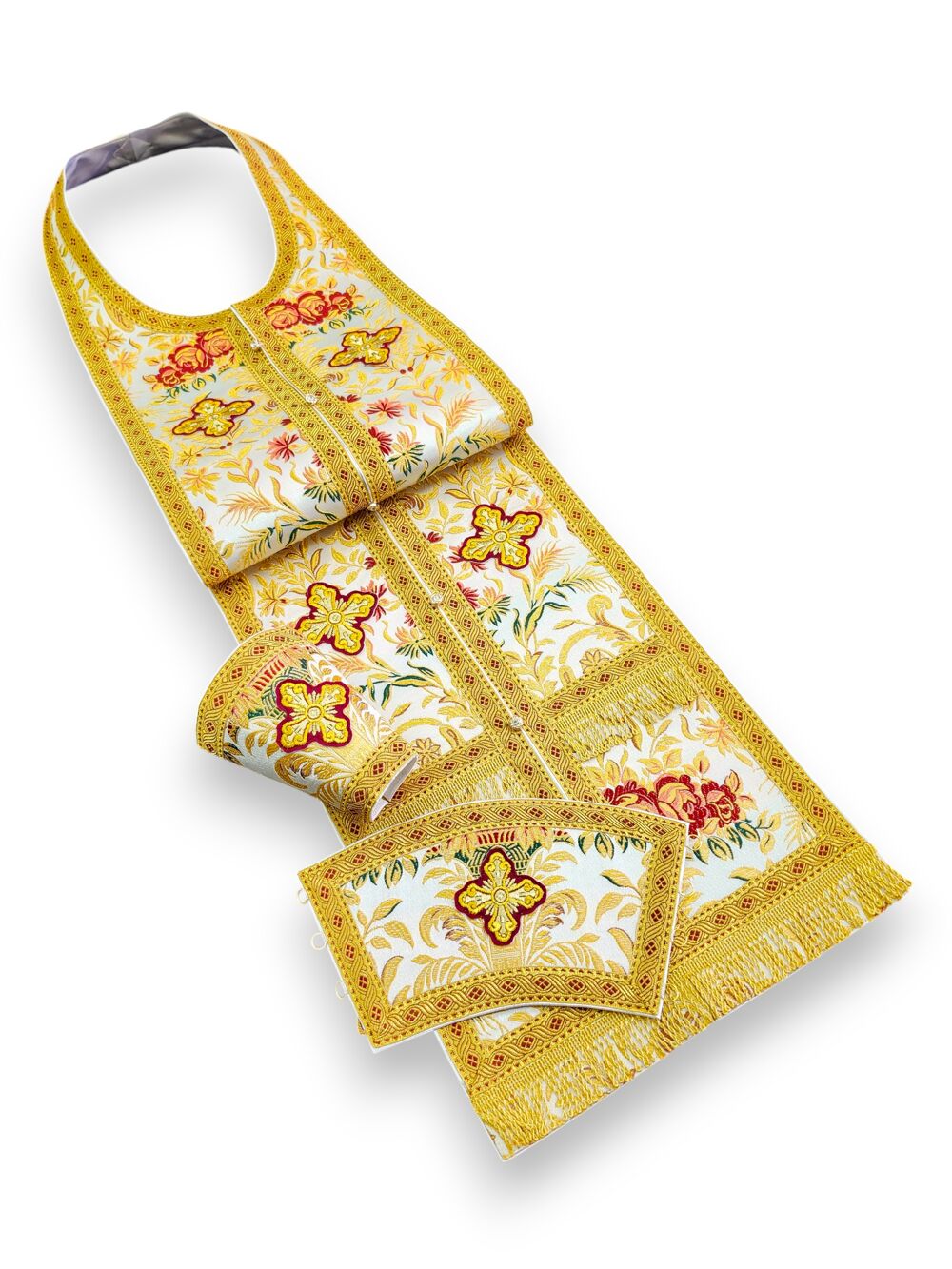 Stole set for the priest (Bouquet)
