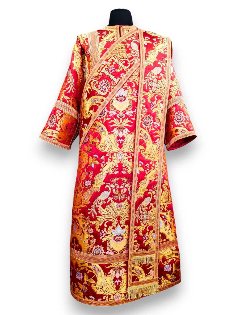 Easter vestments for a deacon with a double orarion