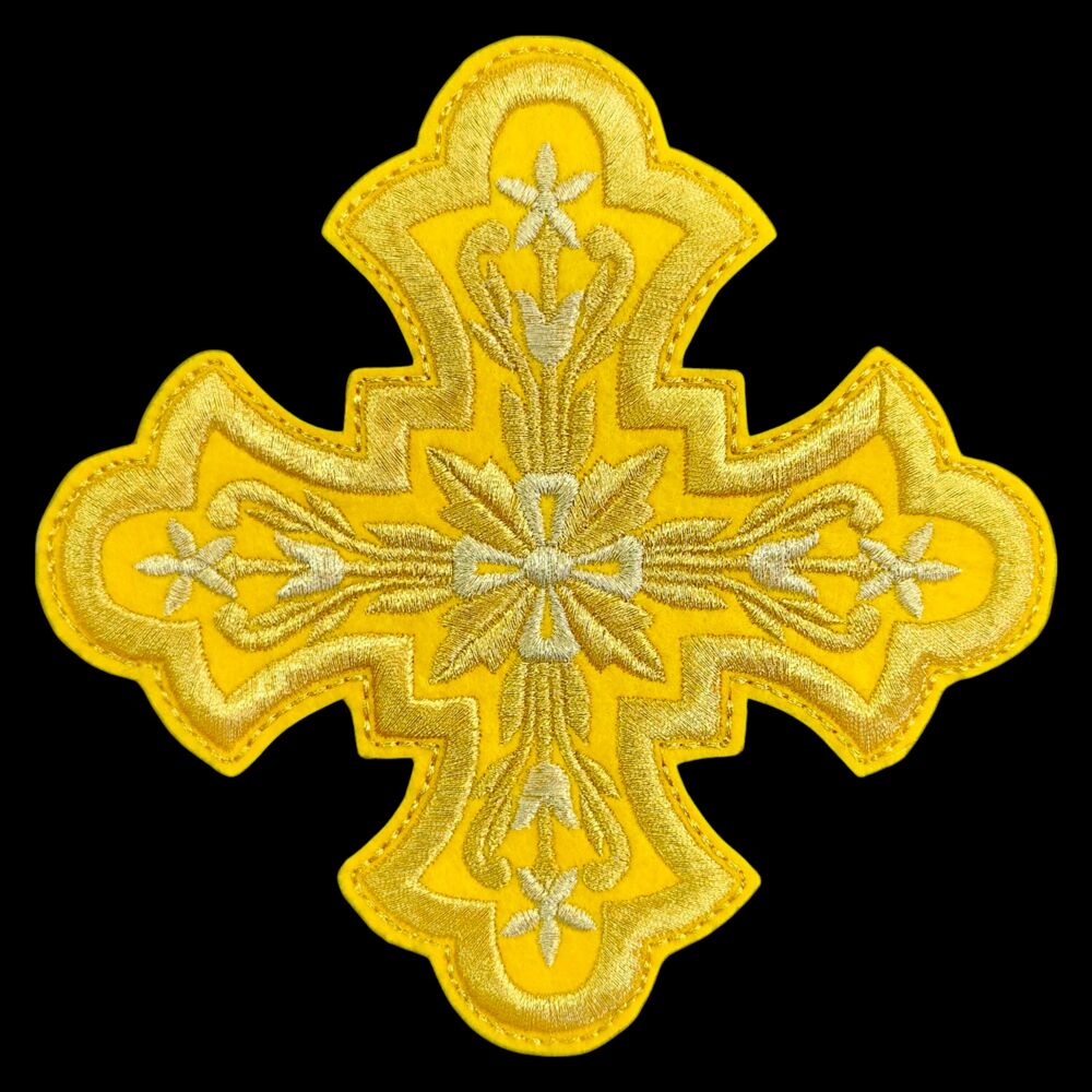 Cross (Floral) for sexton's vestment