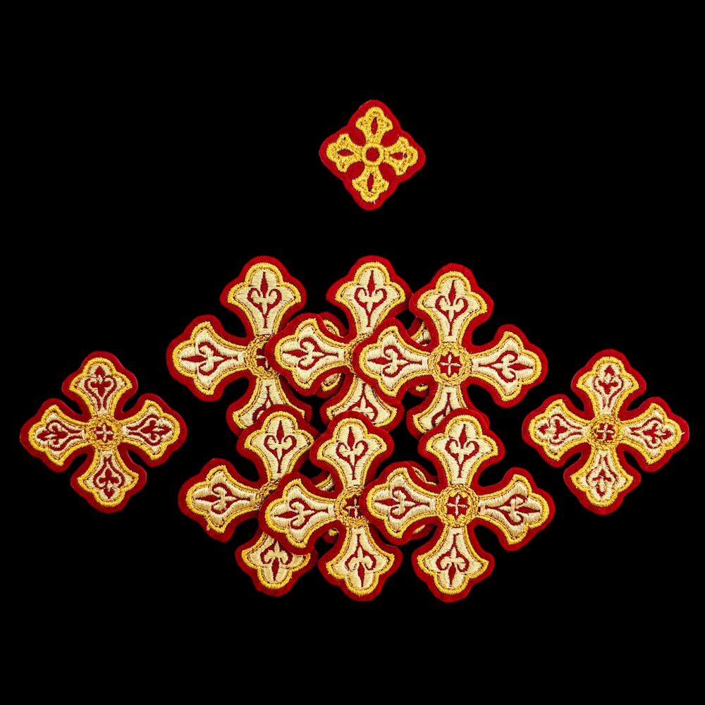 Crosses for stole and epimanika (Lavra)