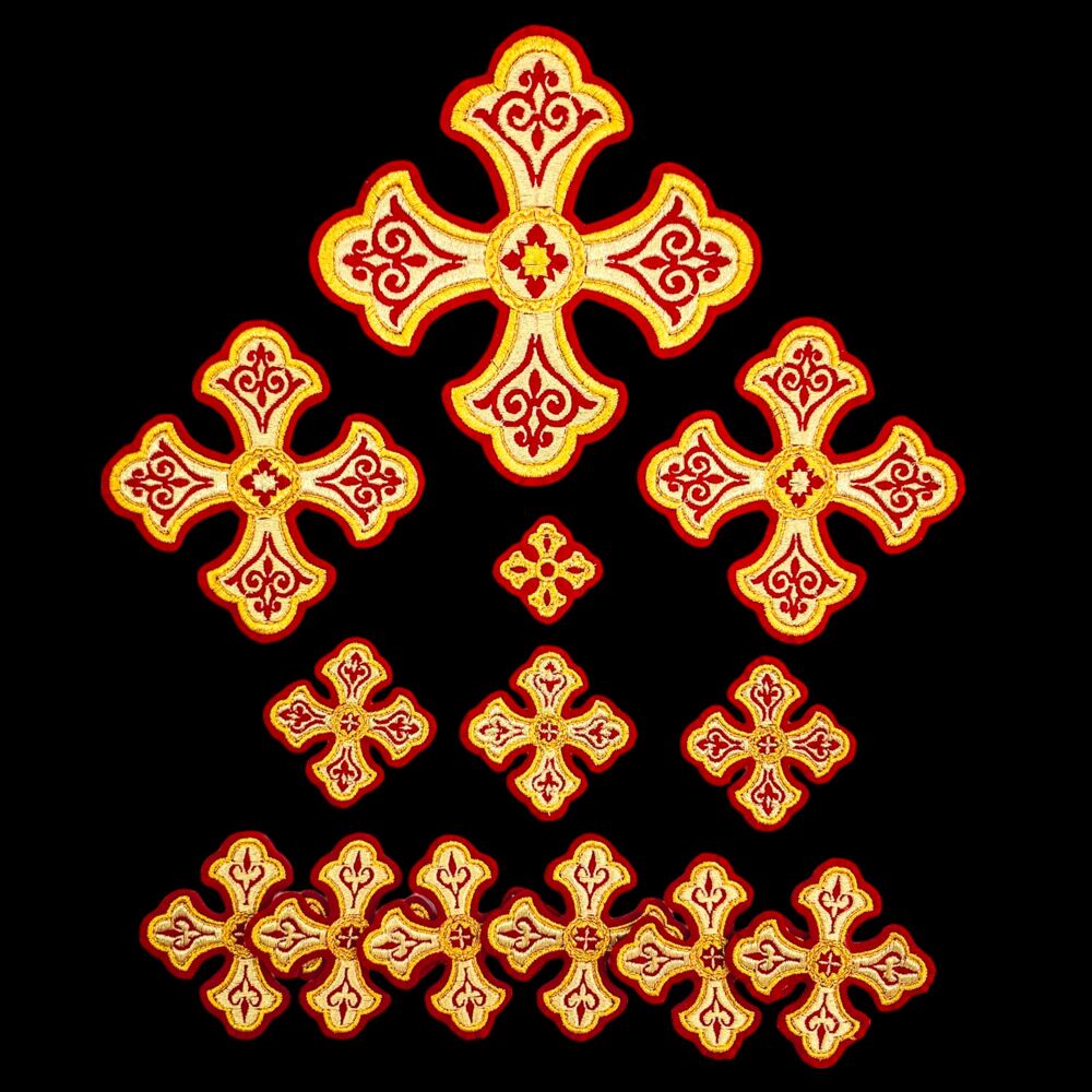 Crosses for priestly vestments (Lavra)