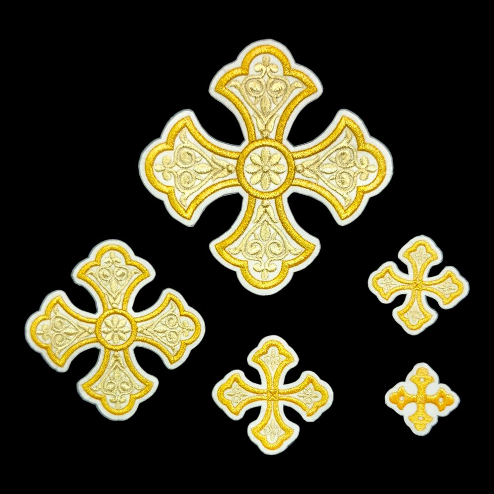 Crosses for priestly vestments in the Greek style (Epiphany)