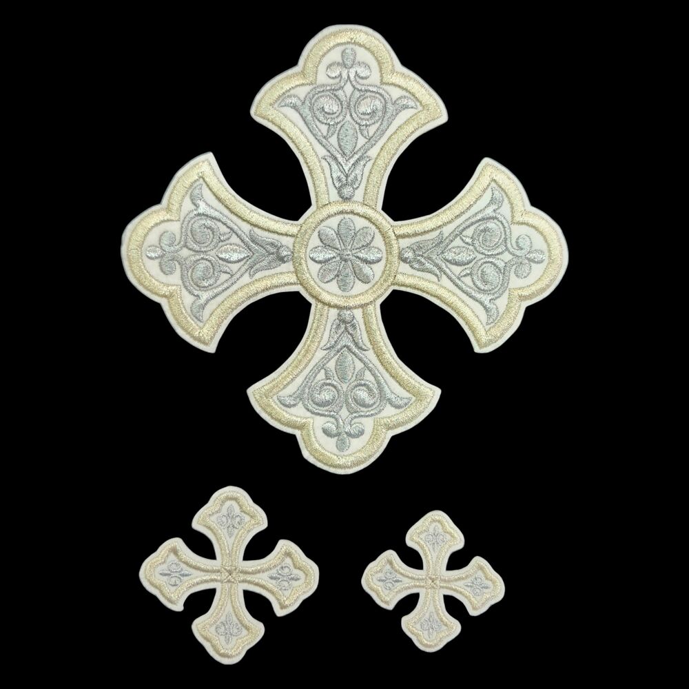 Embroidered crosses for the deacon (Epiphany)