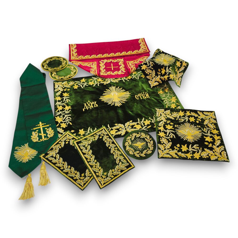 Liturgical set with Greek style Veils (Trinity) for sale