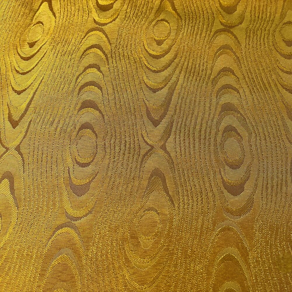 Moire with metallic thread gold