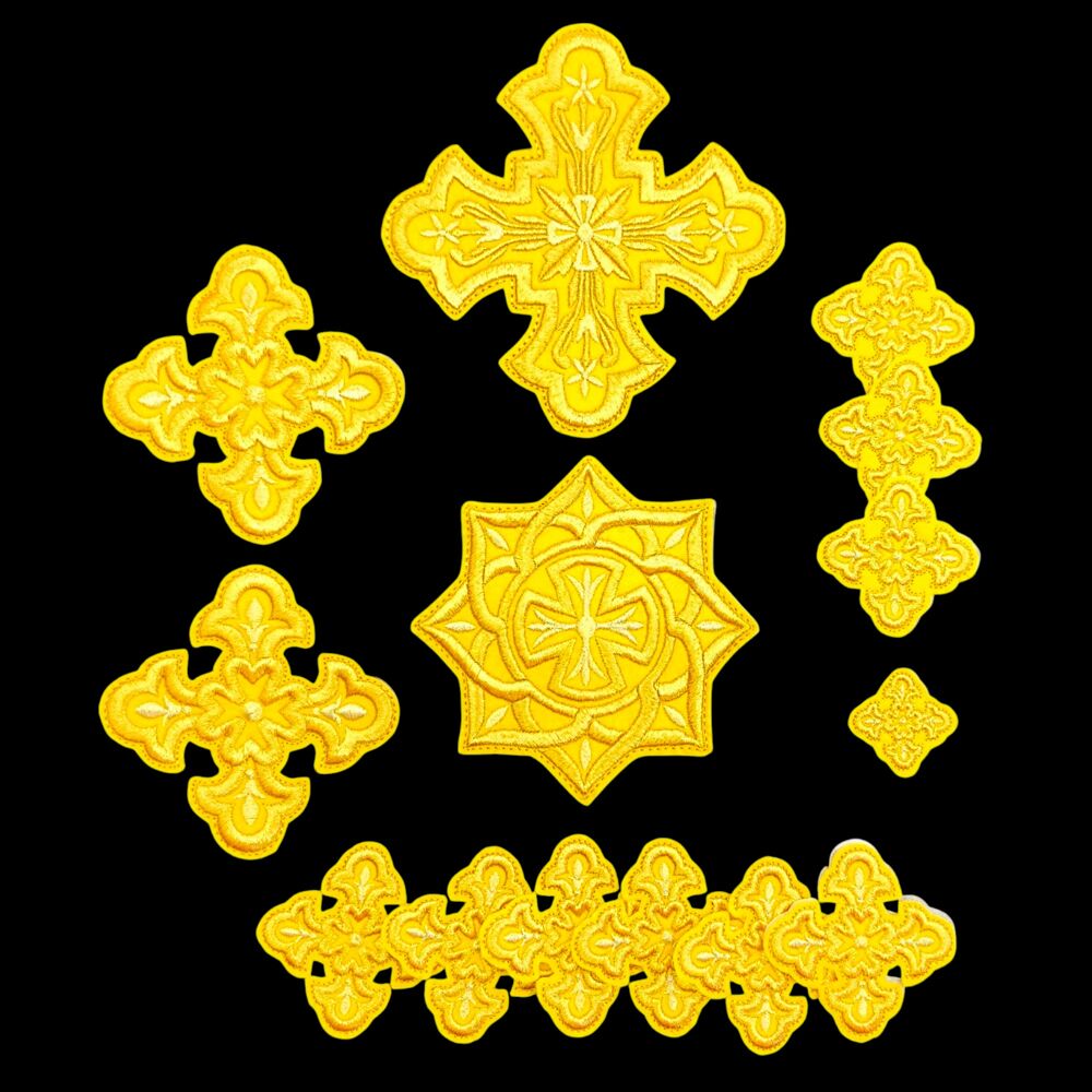 (Floral) crosses set for Bishop's