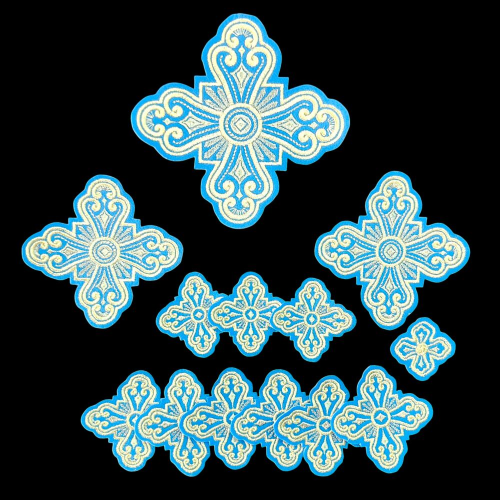 A set of crosses for Greek vestment (The Entry)