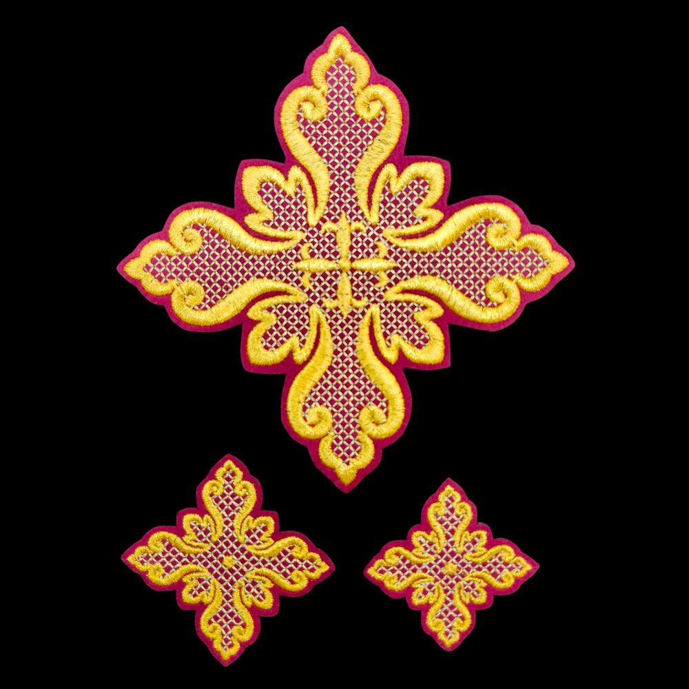 Set of crosses for vestments of deacon (Kyiv)