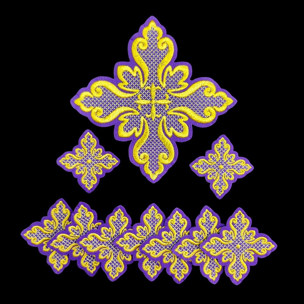 Set of crosses (Kyiv) for of deacon vestment