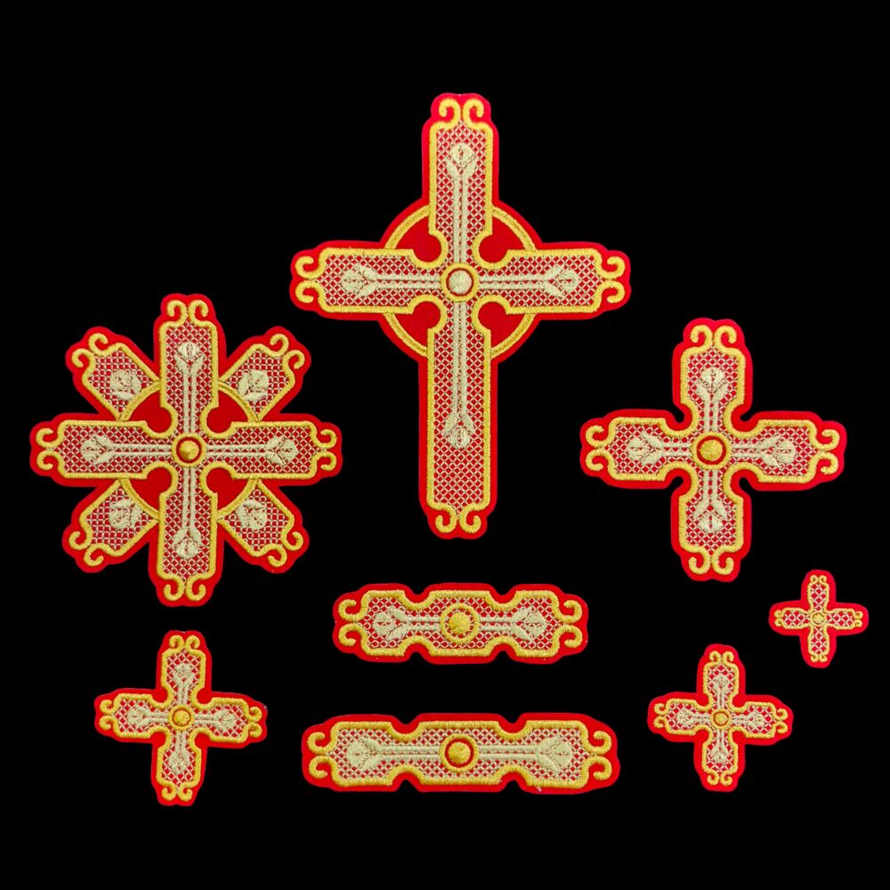 Set of crosses with springs for the bishop (Sretensky)