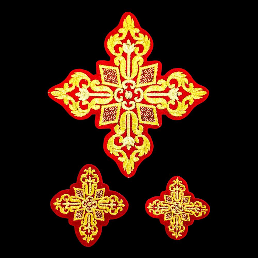 (Petro-Pavlovsky) set of embroidered crosses for deacon