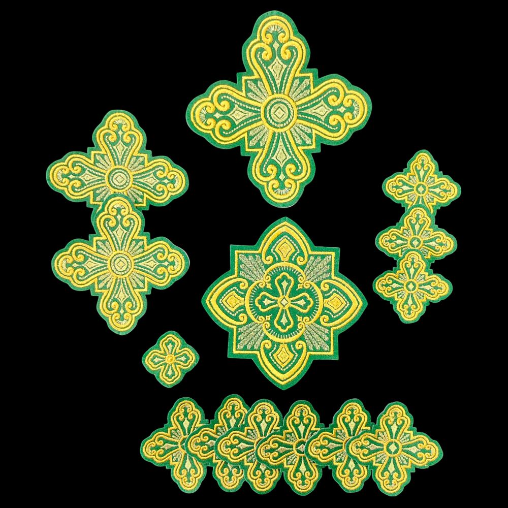 Embroidered set (Vvedensky) for priestly vestments